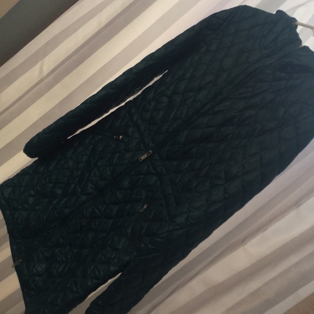North face forest green thermoball jacket NWOT